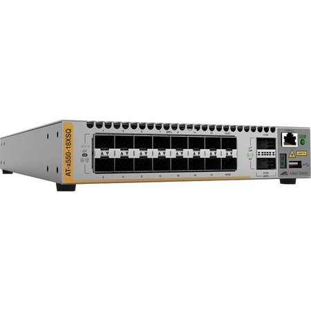ALLIED TELESIS Sfp+16, Qsfp+2(40Gbps Or 4 X 10Gbps Mode). Max4Mixed Stack Availavle. AT-X550-18XSQ-10